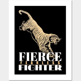 Fierce Fearless Fighter Posters and Art